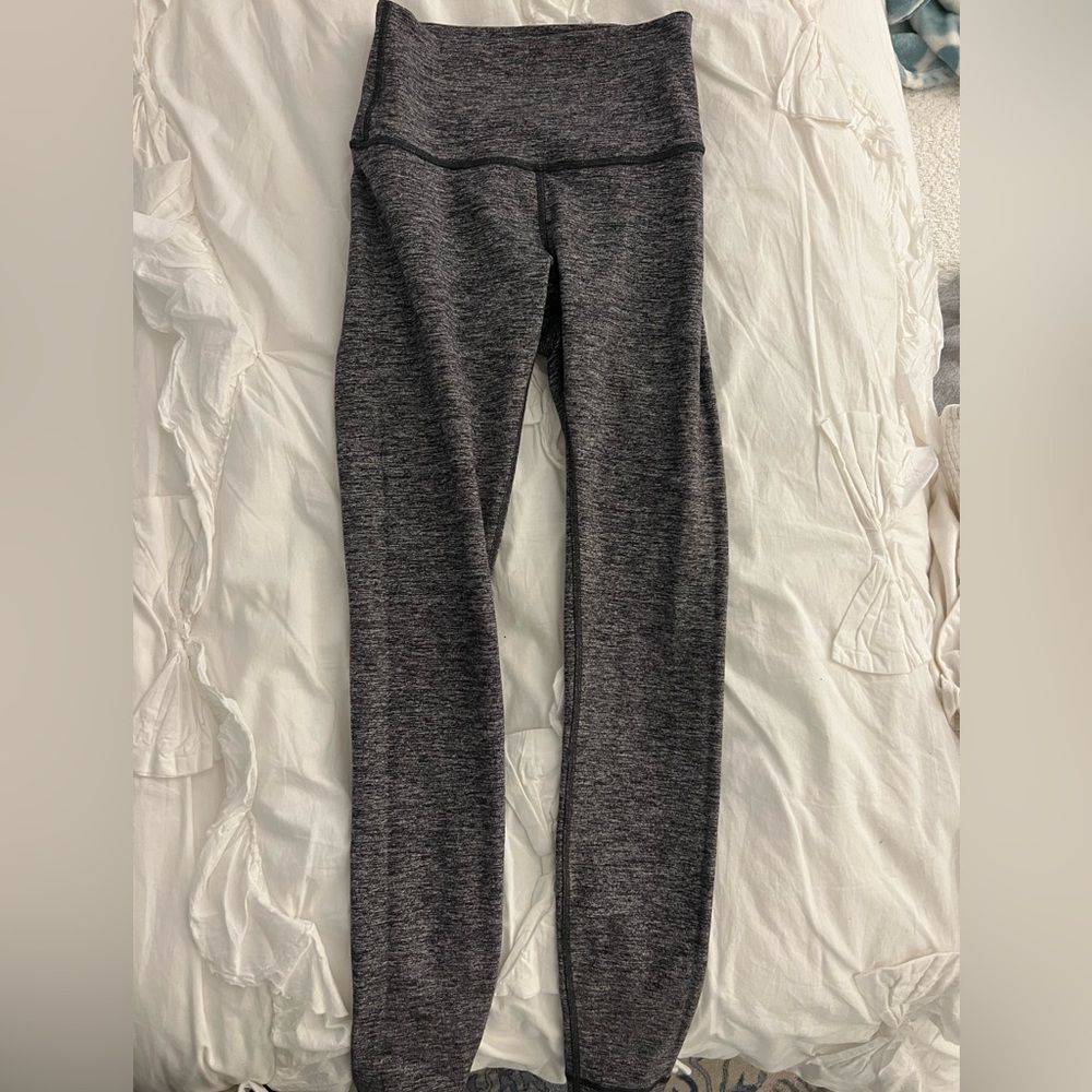 Heather grey lululemon leggings size 4